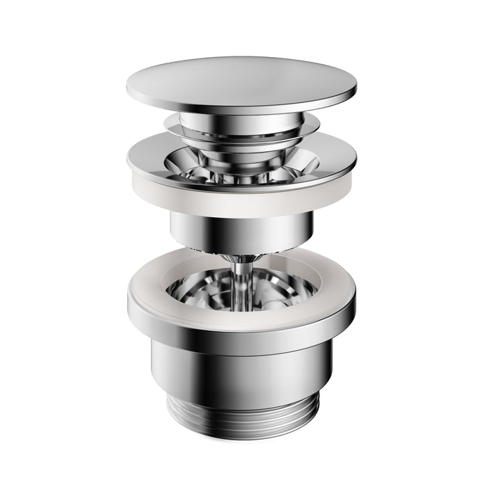 Hotbath Cobber P710 klikplug rond Verouderd Messing