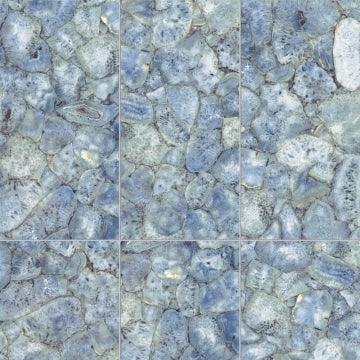 Ceramica Valsecchia, Swimming Sea - Reef Water, Naturale, 15x15cm, 8.50mm, Rett.
