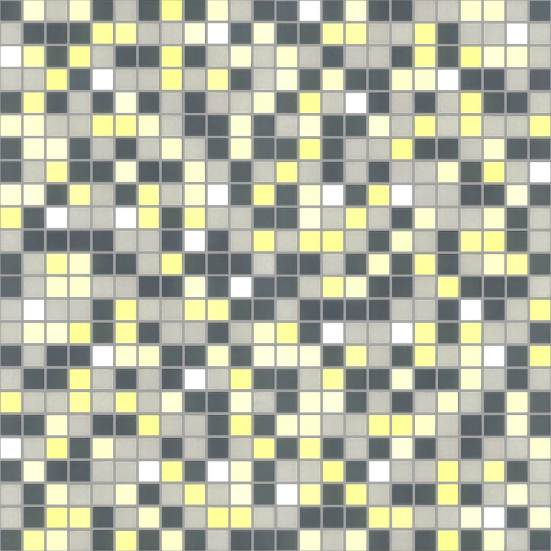 Appiani, Mix Colour - XENE 701 - Energy 01 Nuvola/Fumo/Calla/Forsizia/Girasole, Naturale (2.5x2.5), 30x30cm, 7.20mm