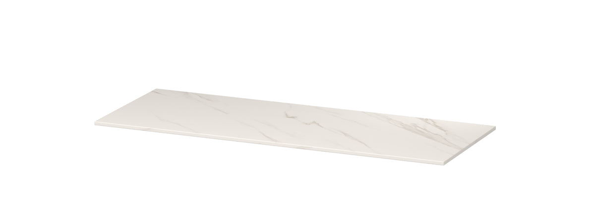 Ink Topdeck 45 topblad keramische slab - 120x45x1cm - calacatta mat