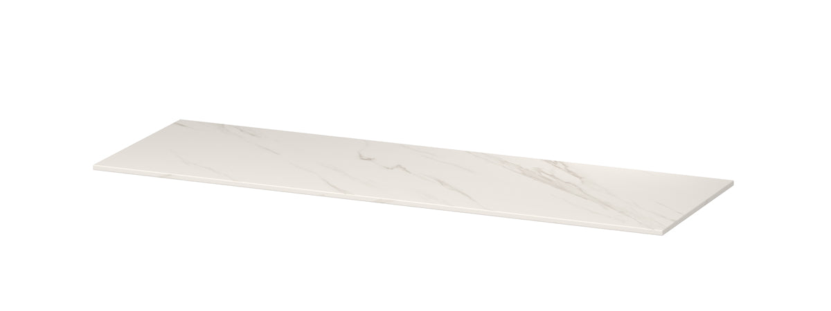 Ink Topdeck 45 topblad keramische slab - 140x45x1cm - calacatta mat
