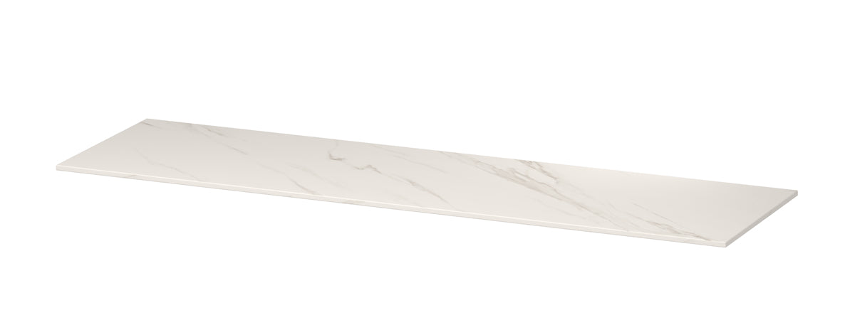 Ink Topdeck 45 topblad keramische slab - 160x45x1cm - calacatta mat