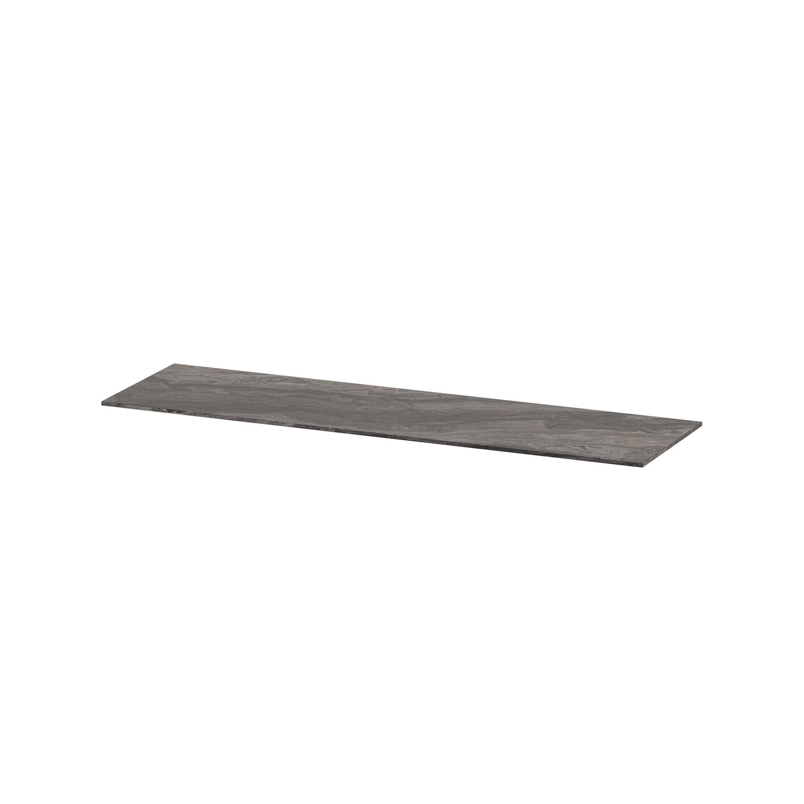 Ink Topdeck 45 topblad keramische slab - 160x45x1,2cm - Venice Brown Glossy