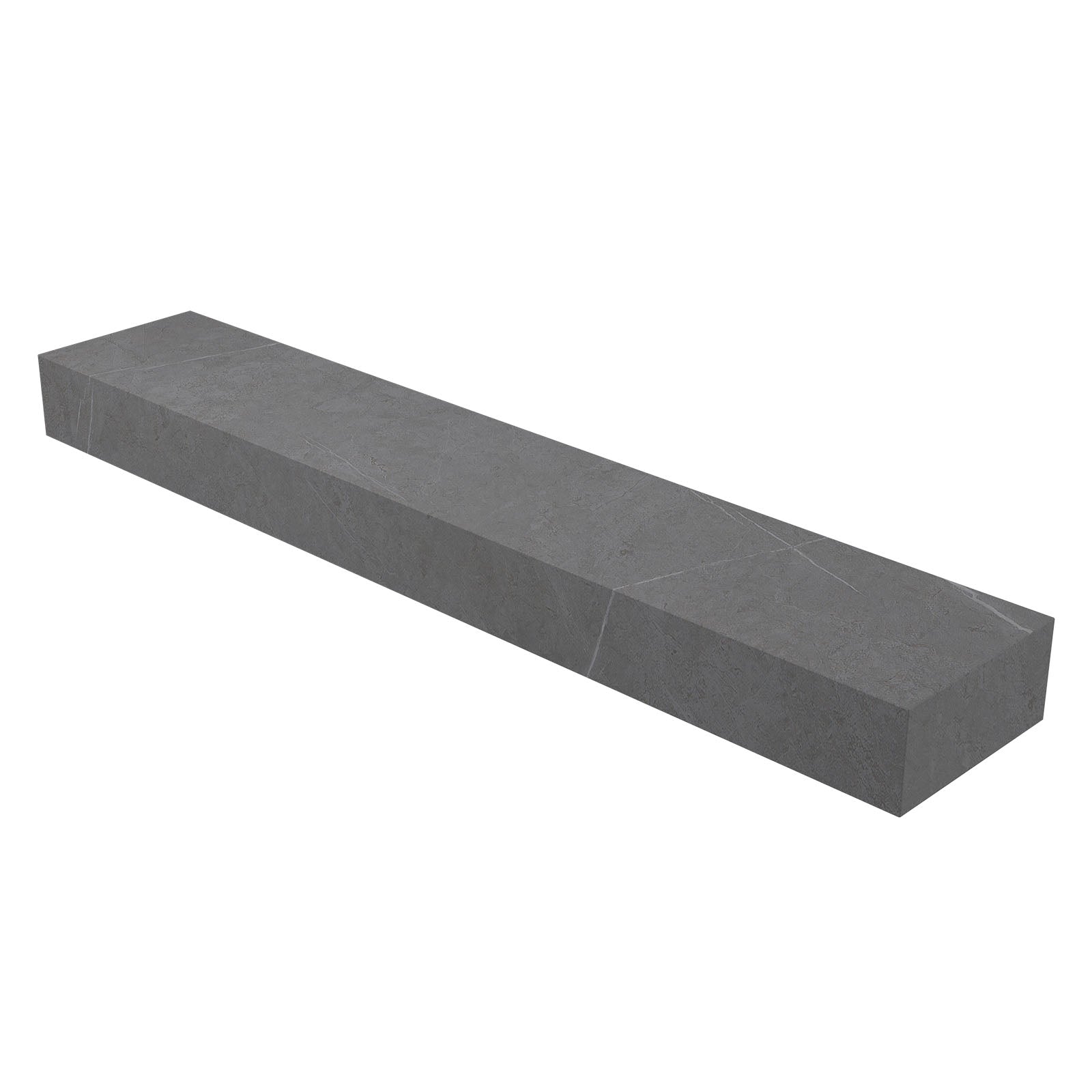 Ink Blocq Large fonteinplateau 120x22cm keramische slab - armani grey mat