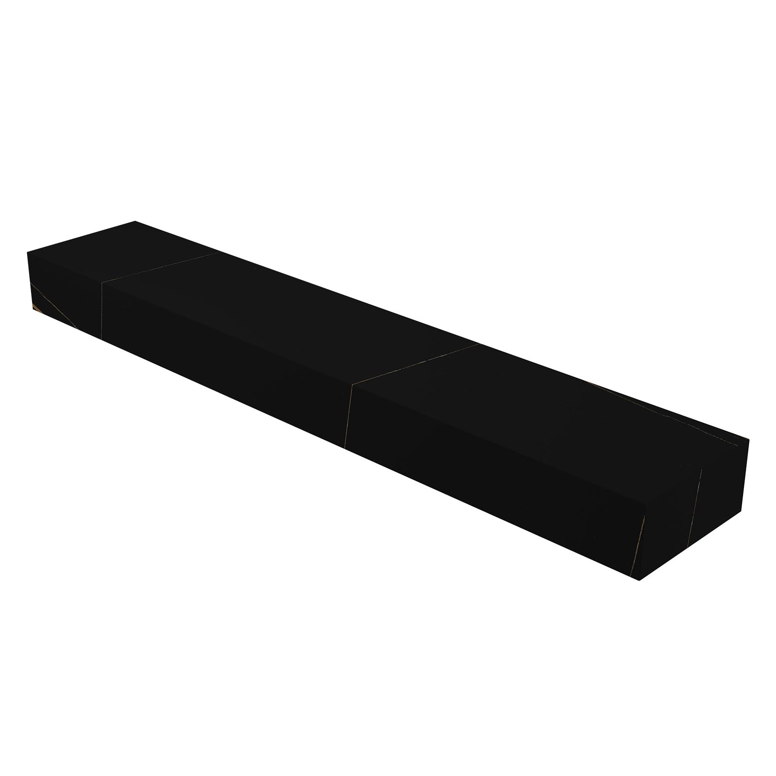 Ink Blocq Large fonteinplateau 120x22cm keramische slab - lauren black mat