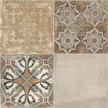 Stn Ceramica, Tours - BA1NES - Mix, Matt, 45x45cm, 10.00mm
