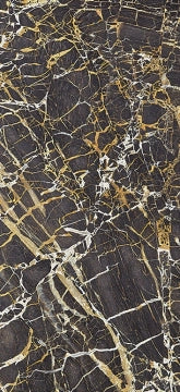 Cifre Ceramica, Golden - Black, Naturale, 120x260cm, 6.00mm, Rett.