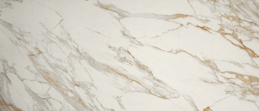 Fap Ceramiche, Roma Gold - fQNH - Calacatta Oro, Brillante, 30.5x56cm, 8.50mm, Rett.