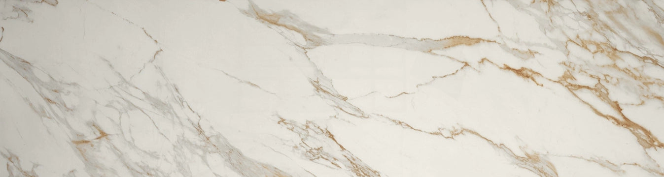 Fap Ceramiche, Roma Gold - fQB8 - Calacatta Oro, Brillante, 15x56cm, 10.50mm, Rett.