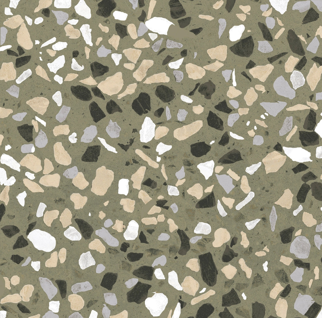 Studio One Ceramiche, Grani - Verde, Naturale, 20x20cm, 9mm, Rett.