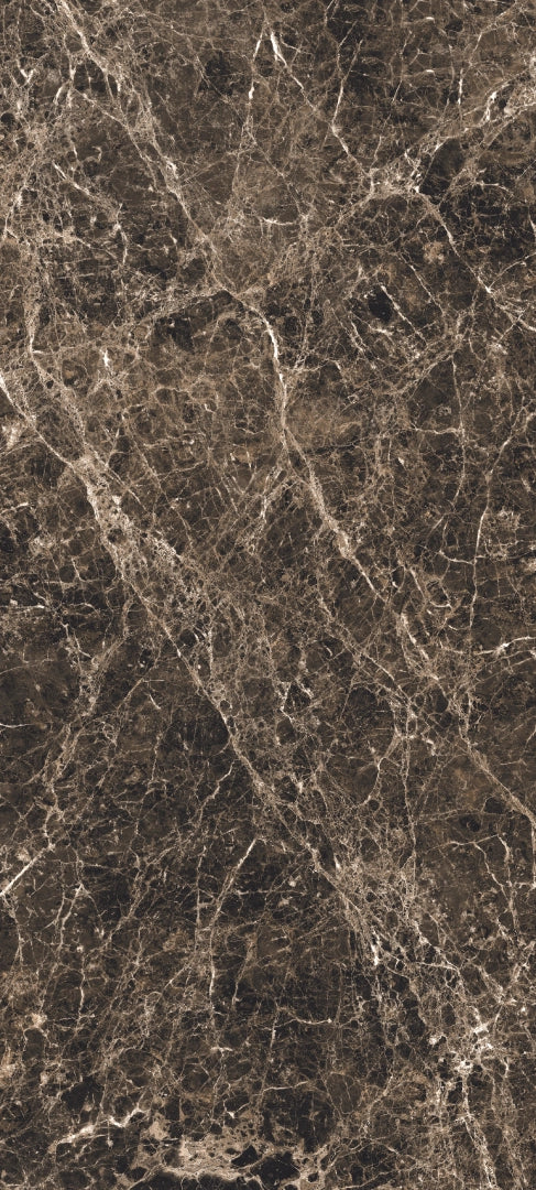 Florim, Les Bijoux - 765700---Marron-Imperial,-Glossy-,-120x280cm,-6.00mm,-Rett.