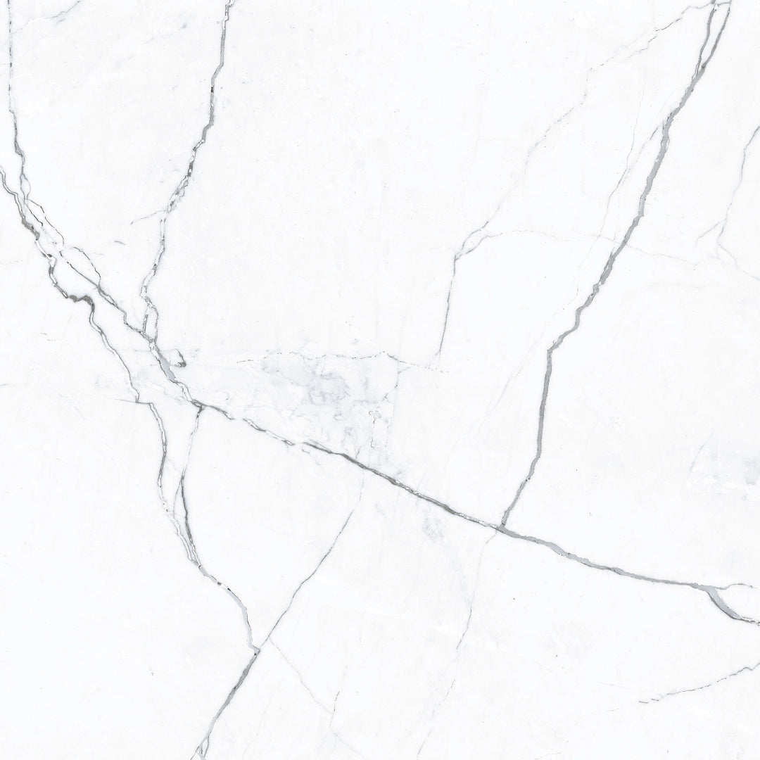 Ecoceramic, Elegance Marble - LP0840---White,-Polished,-60x60cm,-10.00mm,-Rett.