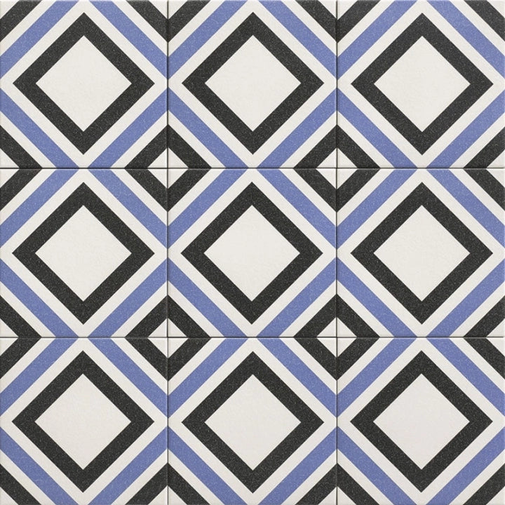 Mainzu, Trinity - Trinity Blu, Mate, 20x20cm, 10.00mm