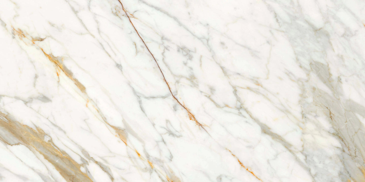 Ragno, Incanto - R8RW - Calacatta Michelangelo, Glossy, 60x120cm, 6.00mm, Rett.