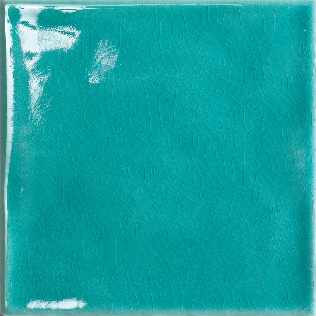 Tonalite, Kraklè - 1607 - Acqua, Lucida, 15x15cm, 7.00mm, Rett.