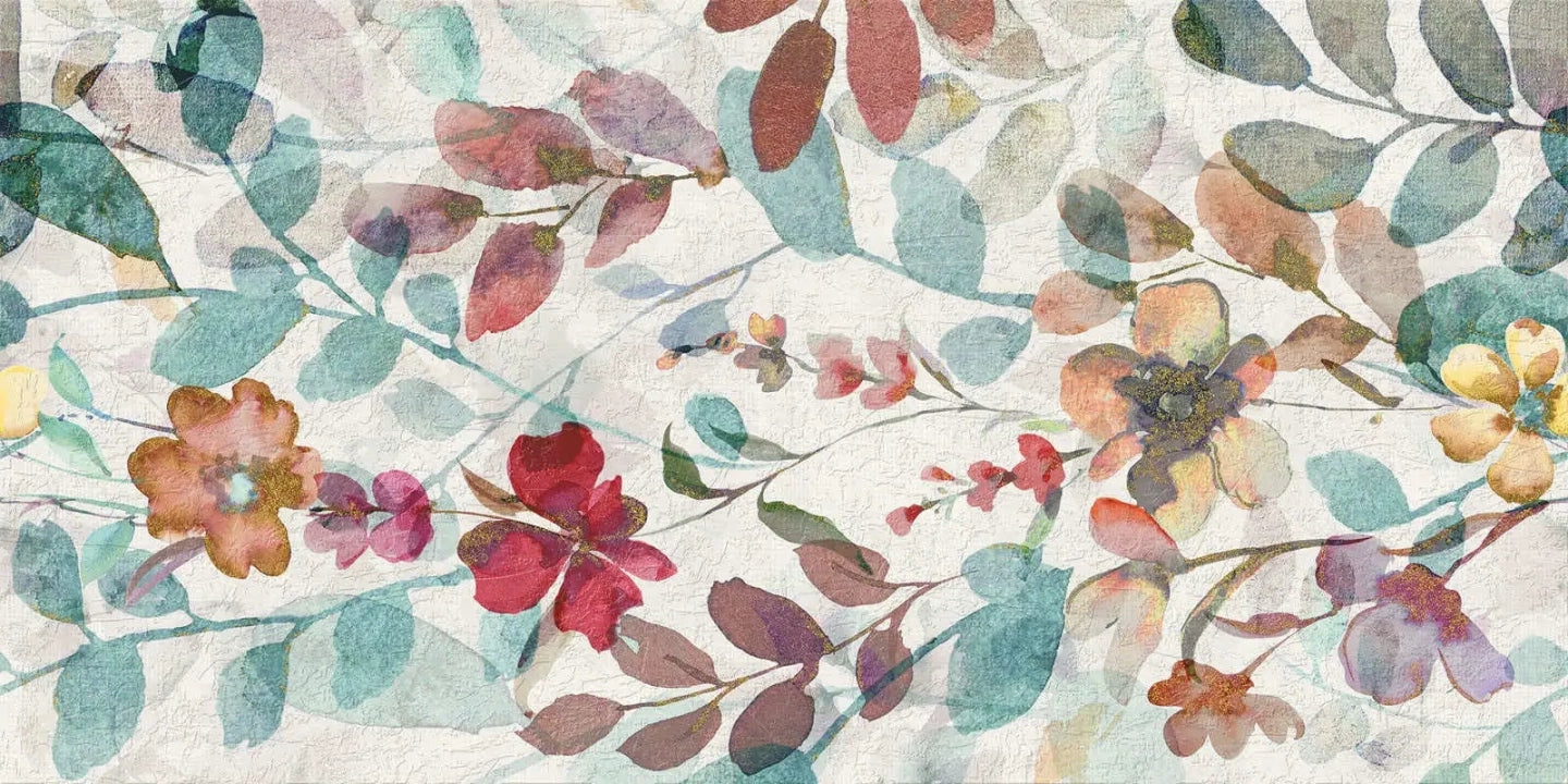Armonie Ceramiche, Deco Art - 451064 - Wildflowers, Naturale, 60x120cm, 10.00mm, Rett.