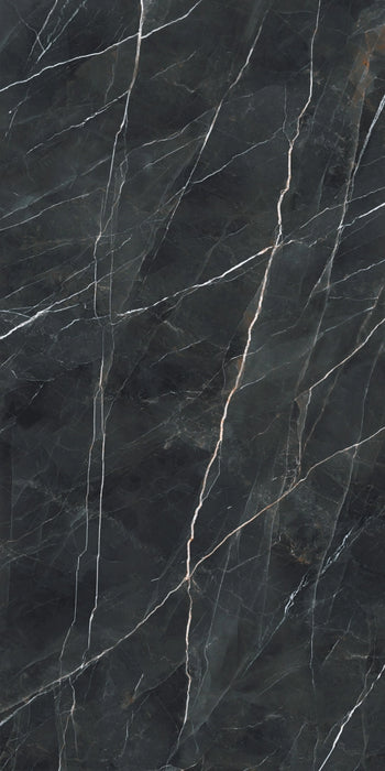 Italgraniti, Charm Experience - CH03XXL - Calacatta Black, Lappato, 160x320cm, 6.00mm, Rett.