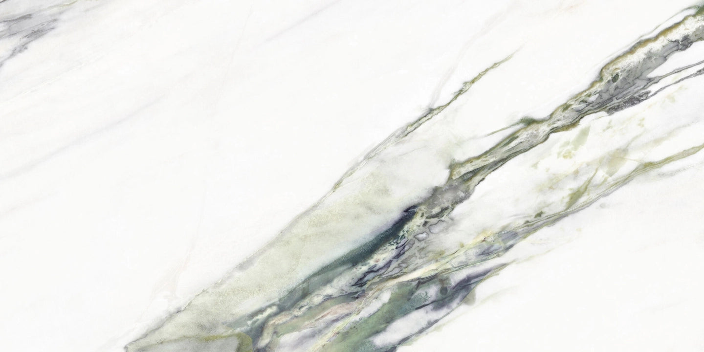 Italgraniti, Charm Experience - CH02BAL - Calacatta Green, Lappato, 60x120cm, 9.00mm, Rett.
