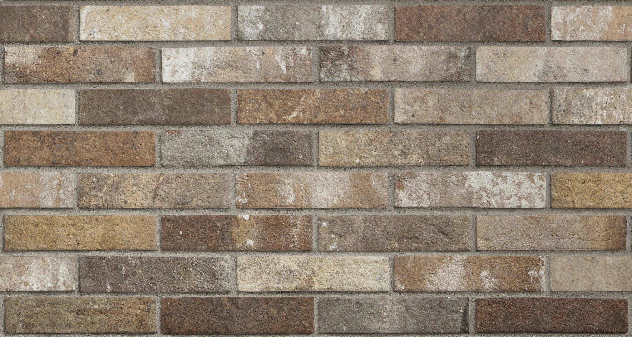 Ceramica Rondine, London - J85877 - Brick Multicolor, Naturale, 6x25cm, 9.50mm