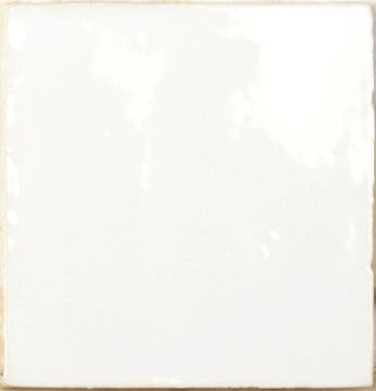 Carmen Ceramica, Vintage - White, Brillo, 15x15cm, 8.90mm, Rett.