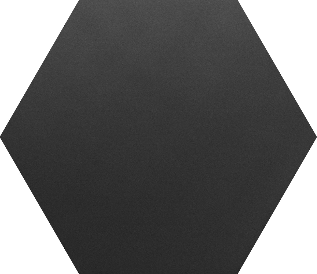 Quintessenza Ceramiche, Origami - Nero Matt, Matt, 26.6x23cm, 9.00mm