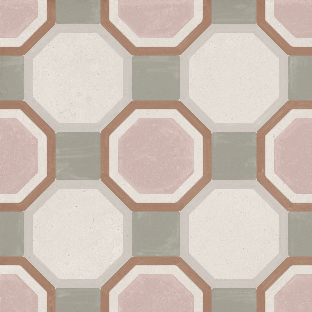Harmony Inspire, Patterns - 34805 - Pink Diamond, Matt, 22.3x22.3cm, 10.00mm, Rett.