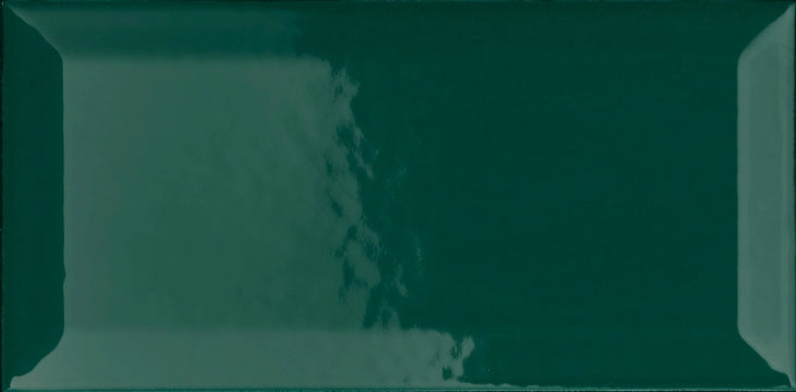Ceramica Vogue, Bisello - RAL 7044 - Malachite, Lucida, 10x20cm, 7.00mm
