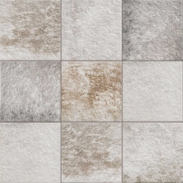 Ceramica Valsecchia, Terra - 1515TRR001 - Bianca, Antislip, 15x15cm, 9.00mm