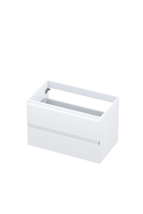 Ink onderkast 80x45cm - greeploos - 2 lades - hoogglans wit