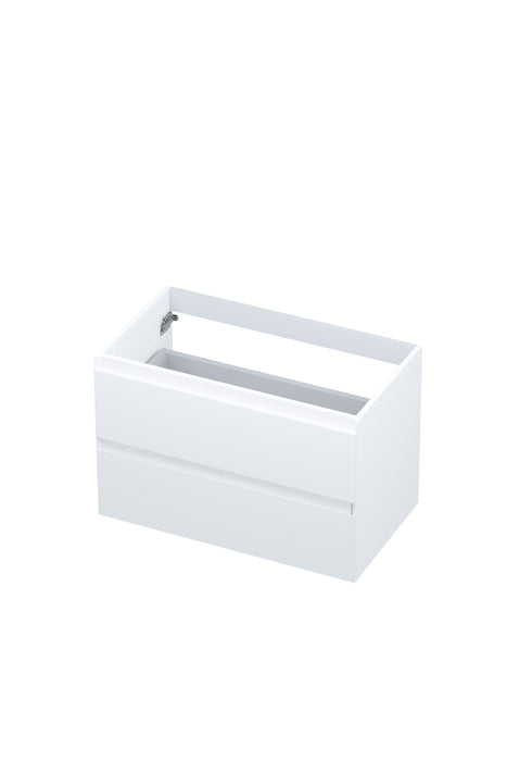 Ink onderkast 80x45cm - greeploos - 2 lades - mat wit