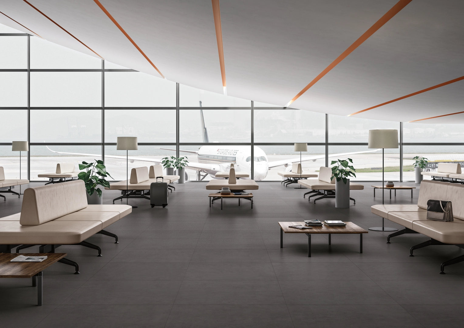 Blustyle, Blutech - BGGBT46 - Cemento, Perlata, 90x90cm, 11.00mm, Rett.