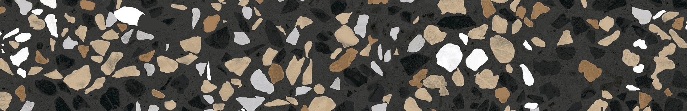 Studio One Ceramiche, Grani - Nero, Naturale, 6.5x40.2cm, 9mm, Rett.