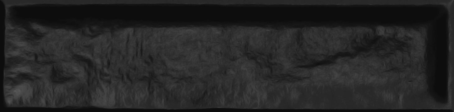 Pamesa, Mayolica - Negro, Matt, 7.5x30cm, 10.00mm, Rett.