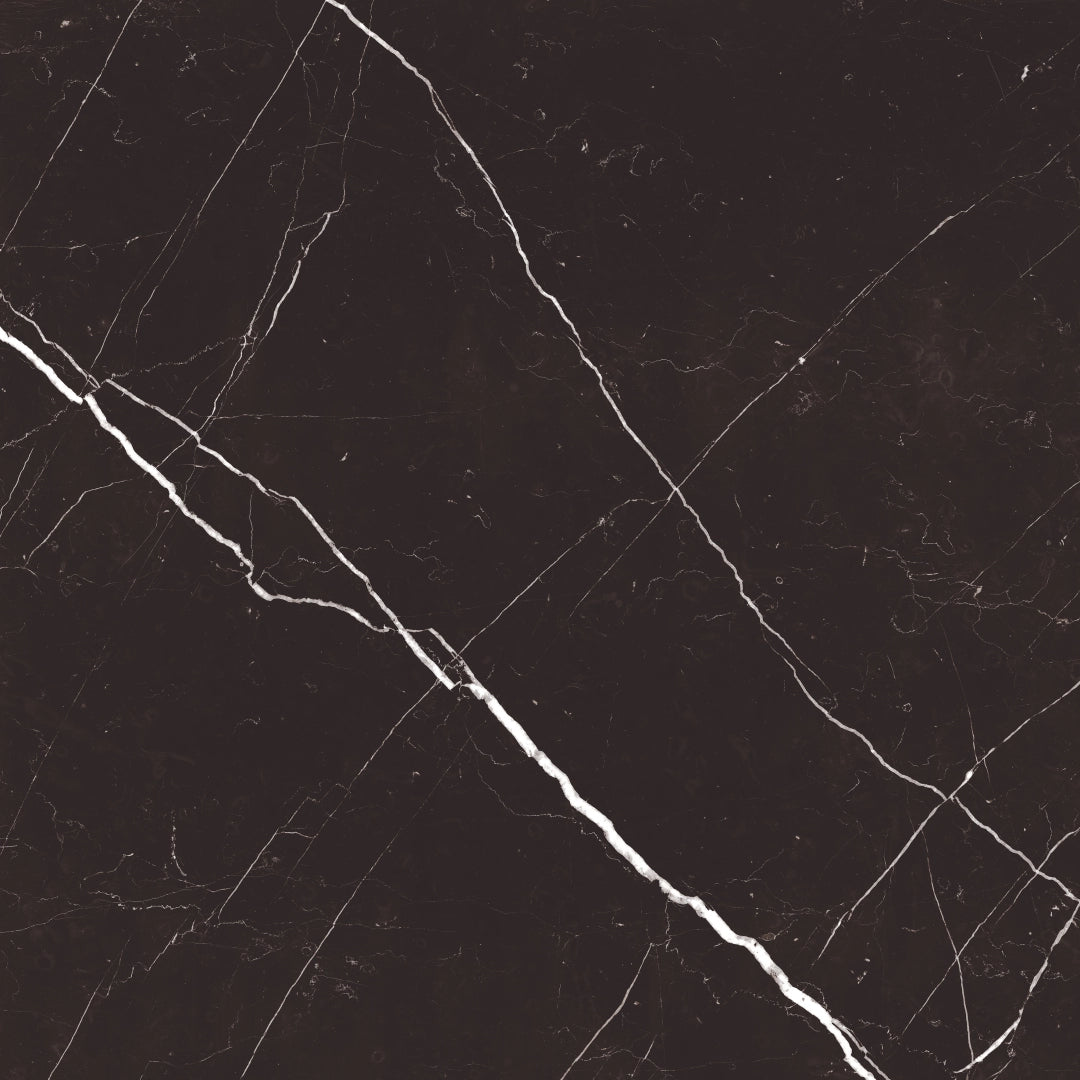 Lea Ceramiche, Delight - Marquina Nero, Levigato, 120x120cm, 6.50mm