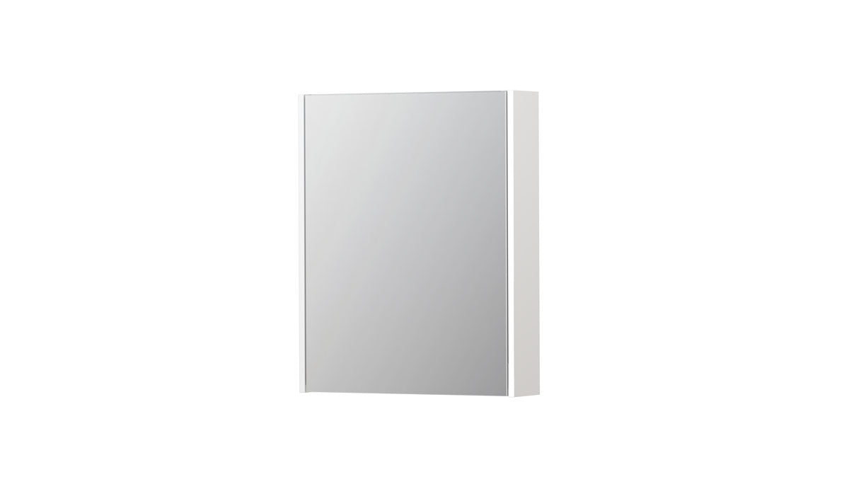 Ink SPK2 spiegelkast 1 deur - 60x74cm - hoogglans wit