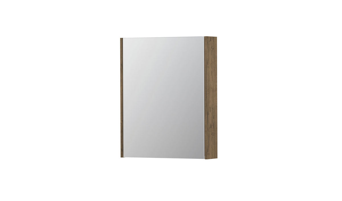 Ink SPK2 spiegelkast 1 deur - 60x74cm - naturel eiken