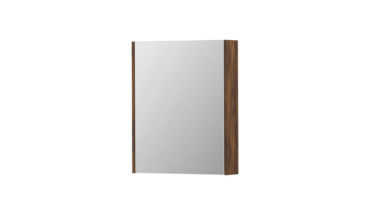 Ink SPK2 spiegelkast 1 deur - 60x74cm - noten