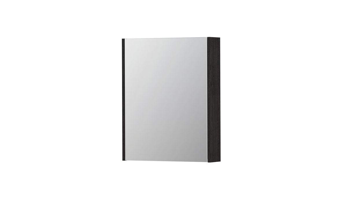 Ink SPK2 spiegelkast 1 deur - 60x74cm - houtskool eiken
