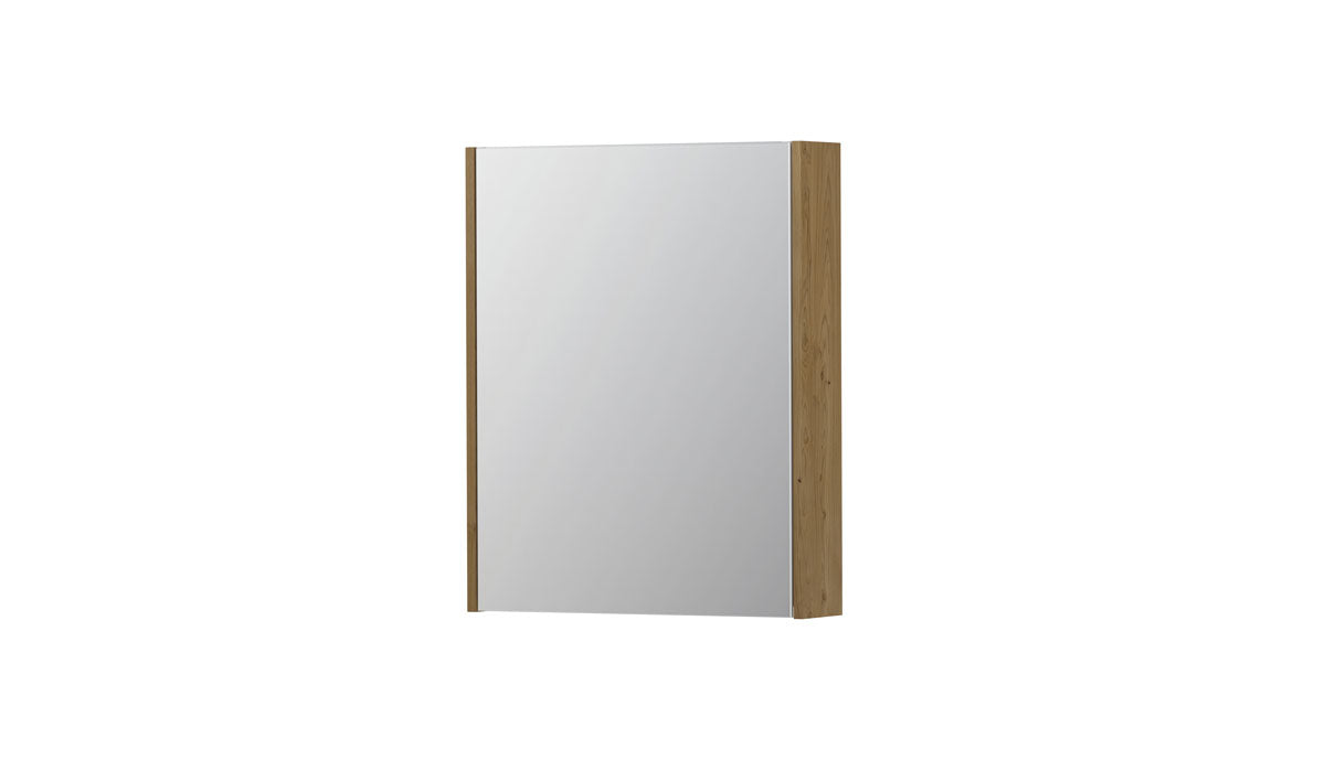 Ink SPK2 spiegelkast 1 deur - 60x74cm - fineer natur