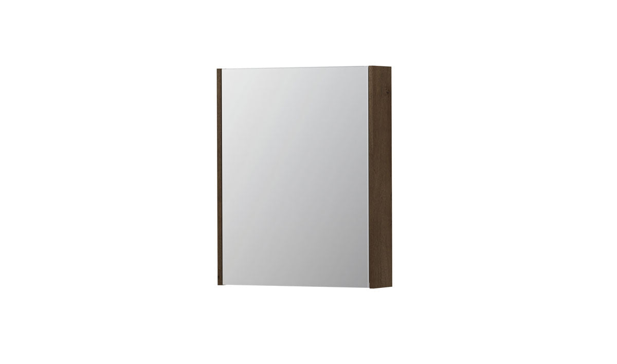 Ink SPK2 spiegelkast 1 deur - 60x74cm - fineer chocolate