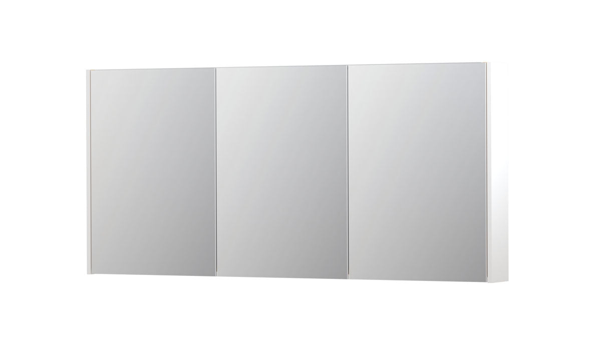 Ink SPK2 spiegelkast 3 deuren - 160x74cm - mat wit