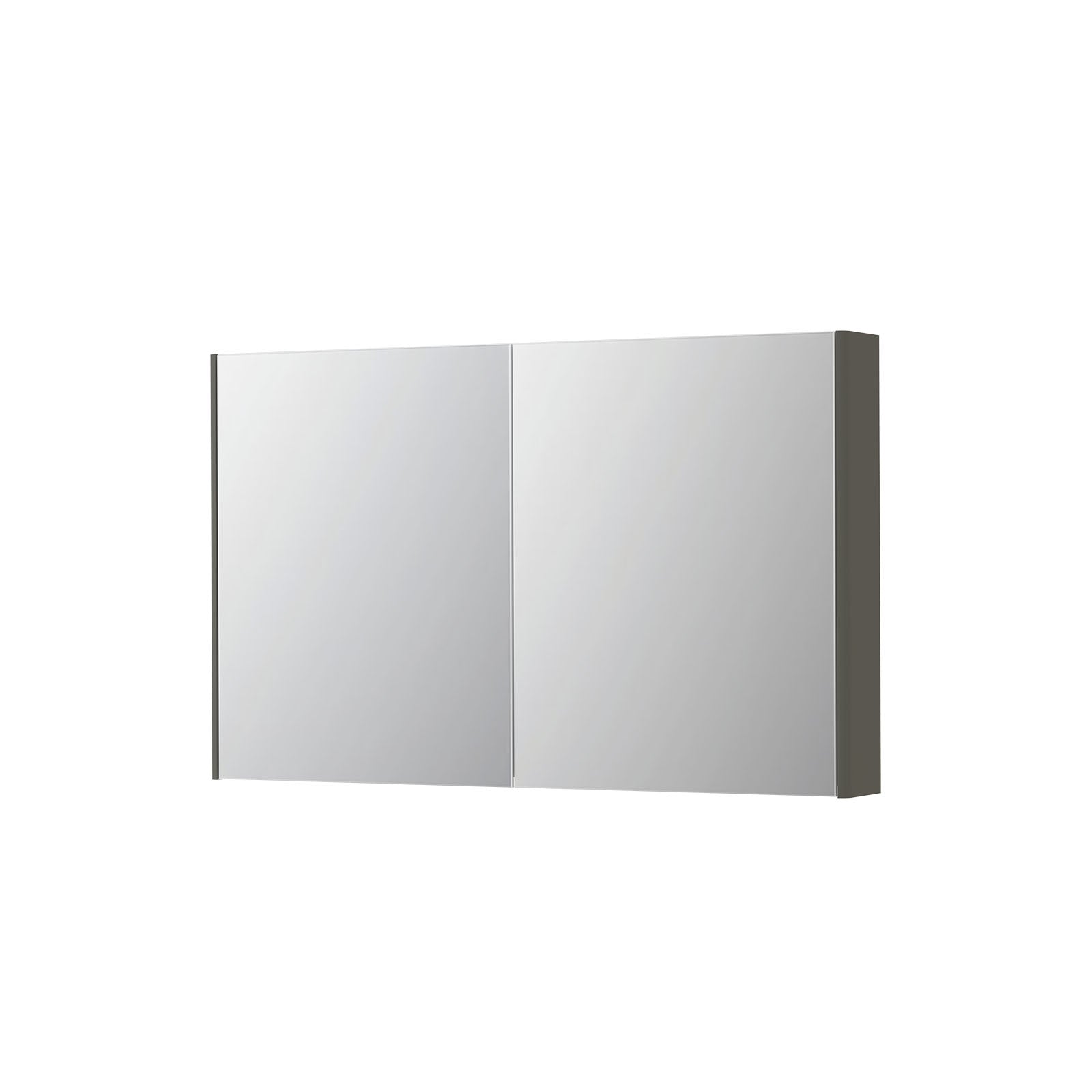 Ink Concept R SPK2 spiegelkast 2 deuren - 120x74cm - mat beton groen