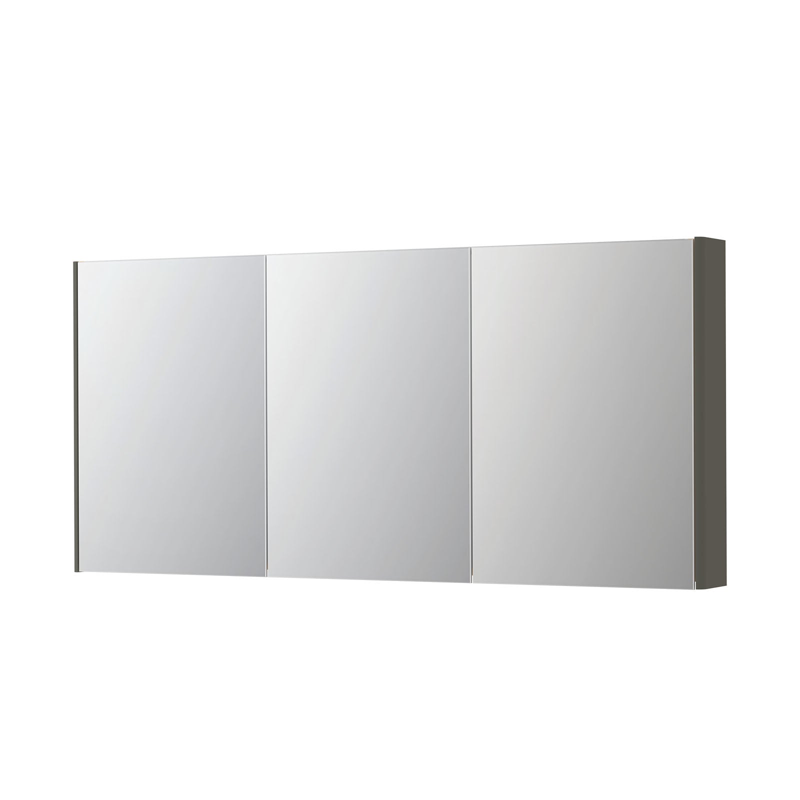Ink Concept R SPK2 spiegelkast 3 deuren - 160x74cm - mat beton groen