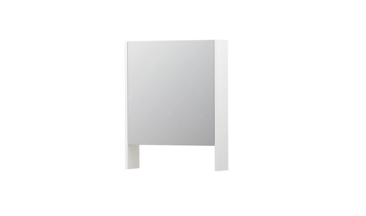 Ink SPK3 spiegelkast 1 deur - 60x74cm - mat wit