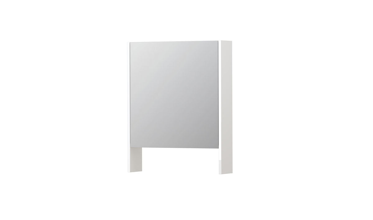 Ink SPK3 spiegelkast 1 deur - 60x74cm - hoogglans wit