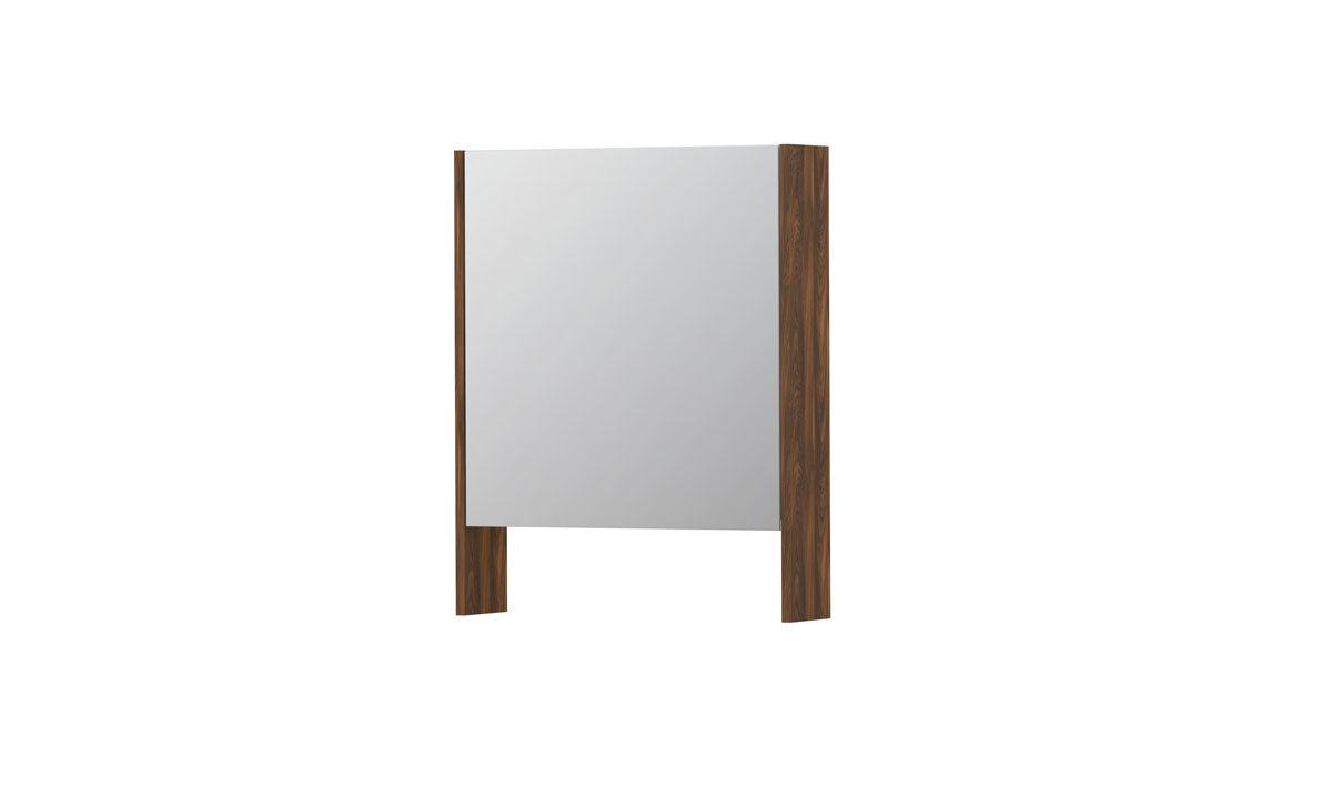 Ink SPK3 spiegelkast 1 deur - 60x74cm - noten