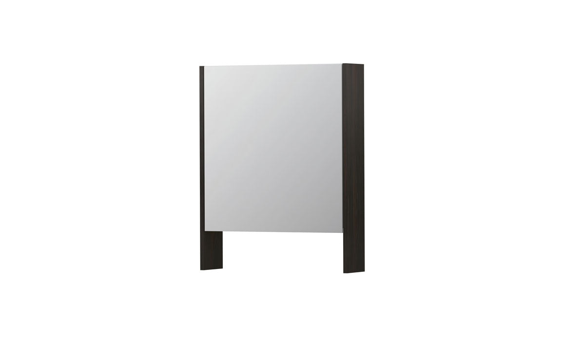 Ink SPK3 spiegelkast 1 deur - 60x74cm - intens eiken