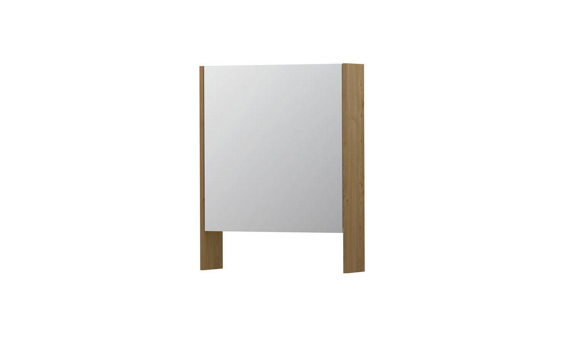 Ink SPK3 spiegelkast 1 deur - 60x74cm - fineer natur