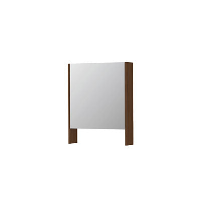 Ink SPK3 spiegelkast 1 deur - 60x74cm - warm walnoot