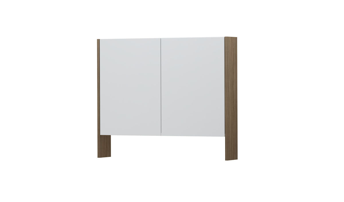 Ink SPK3 spiegelkast 2 deuren - 90x74cm - zuiver eiken